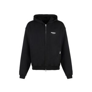 REPRESENT Owners' Club Full Zip Hoodie Men BLACK Sweaters & Cardigans
